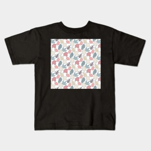 Handpainted Leaf Pattern Kids T-Shirt